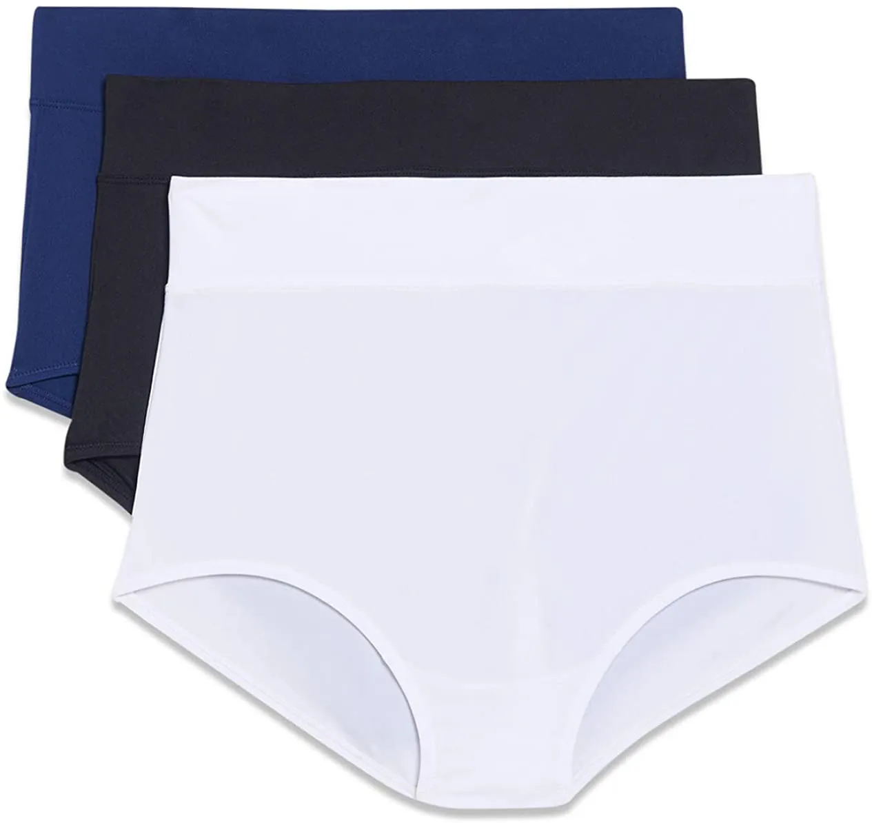 Warner's Women's Blissful Benefits No Muffin Top 3 Pack Brief Panty