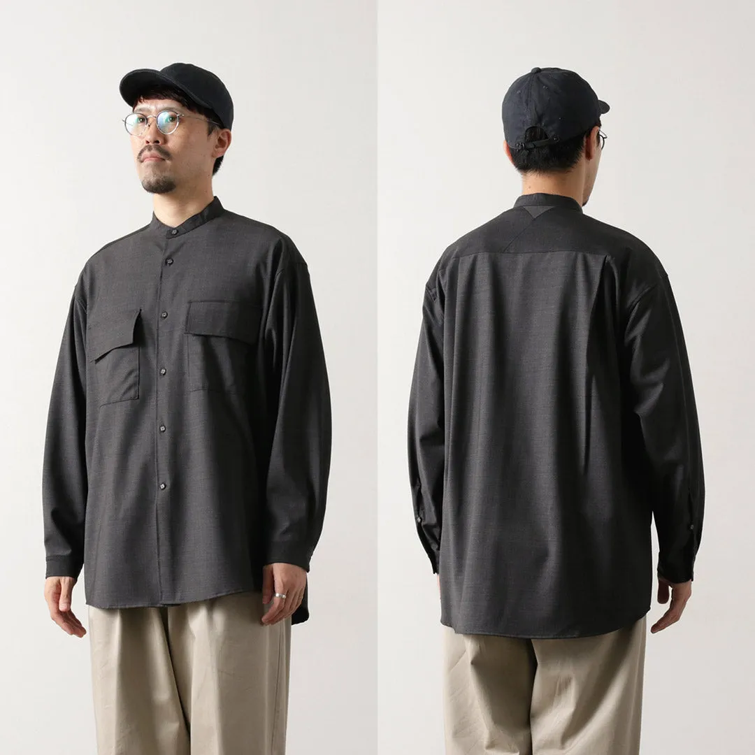 WHITE MOUNTAINEERING / Stretch Band Collar Shirt