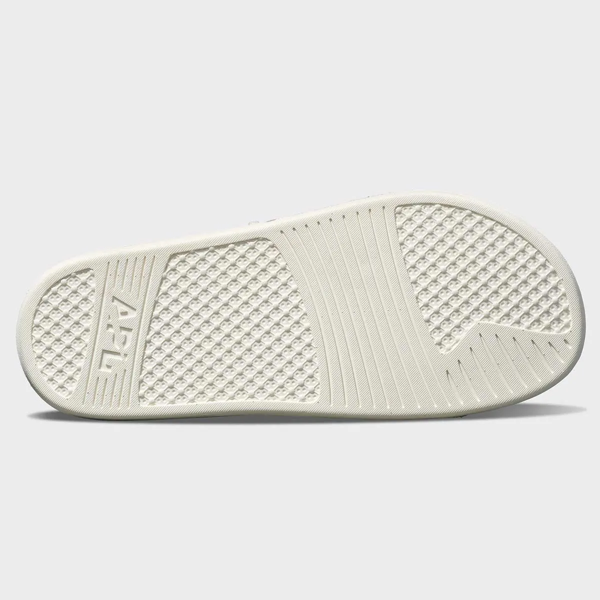 Women's Big Logo TechLoom Slide Ivory / Frozen Grey / Cedar