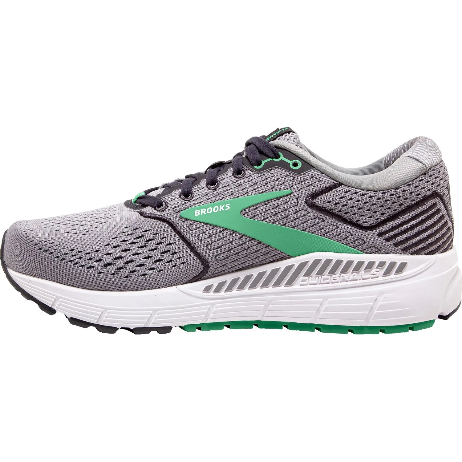 Women's Brooks Ariel 20 Alloy/Blackened Pearl/Green Mesh