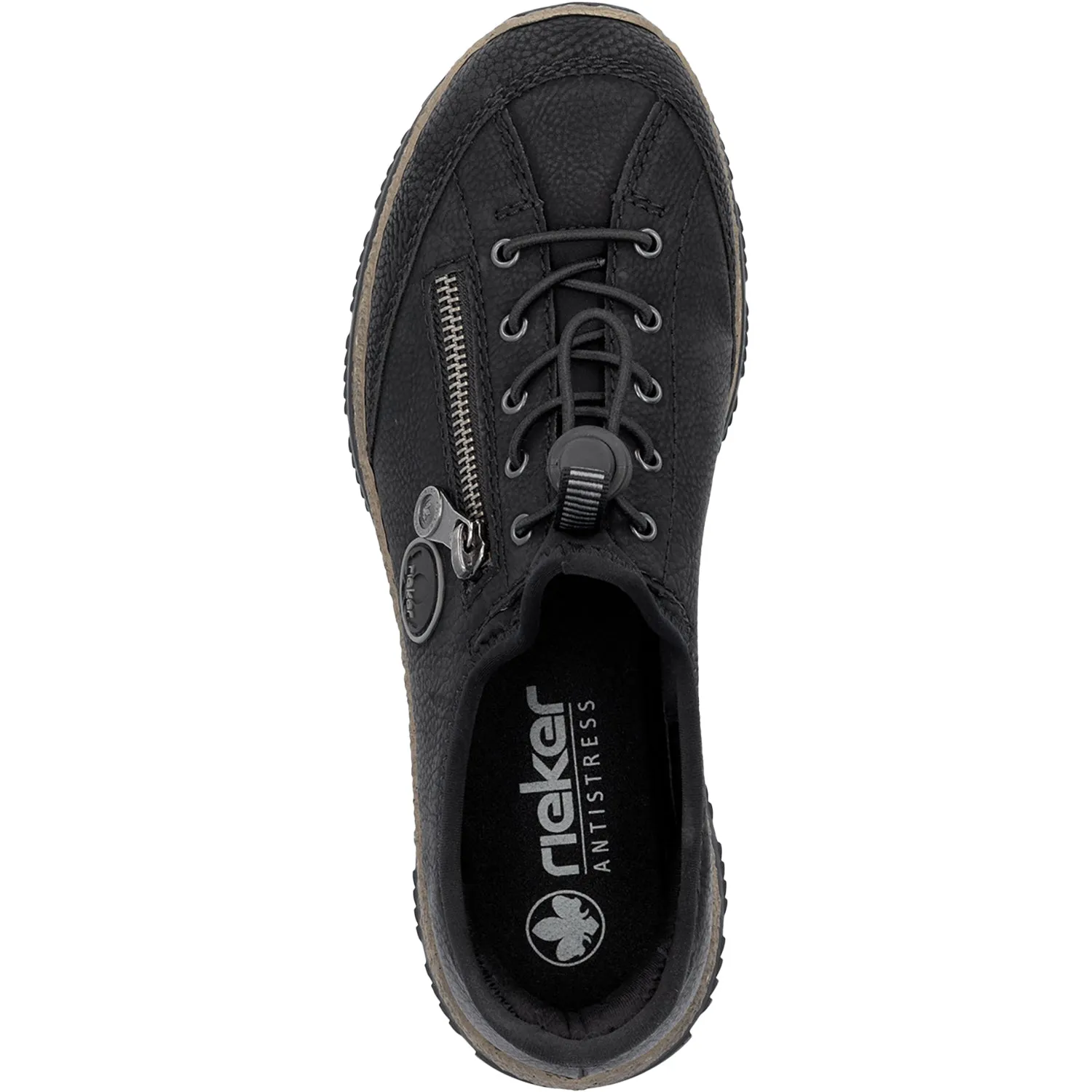 Women's Rieker N3267-01 Black/Black/Black Synthetic